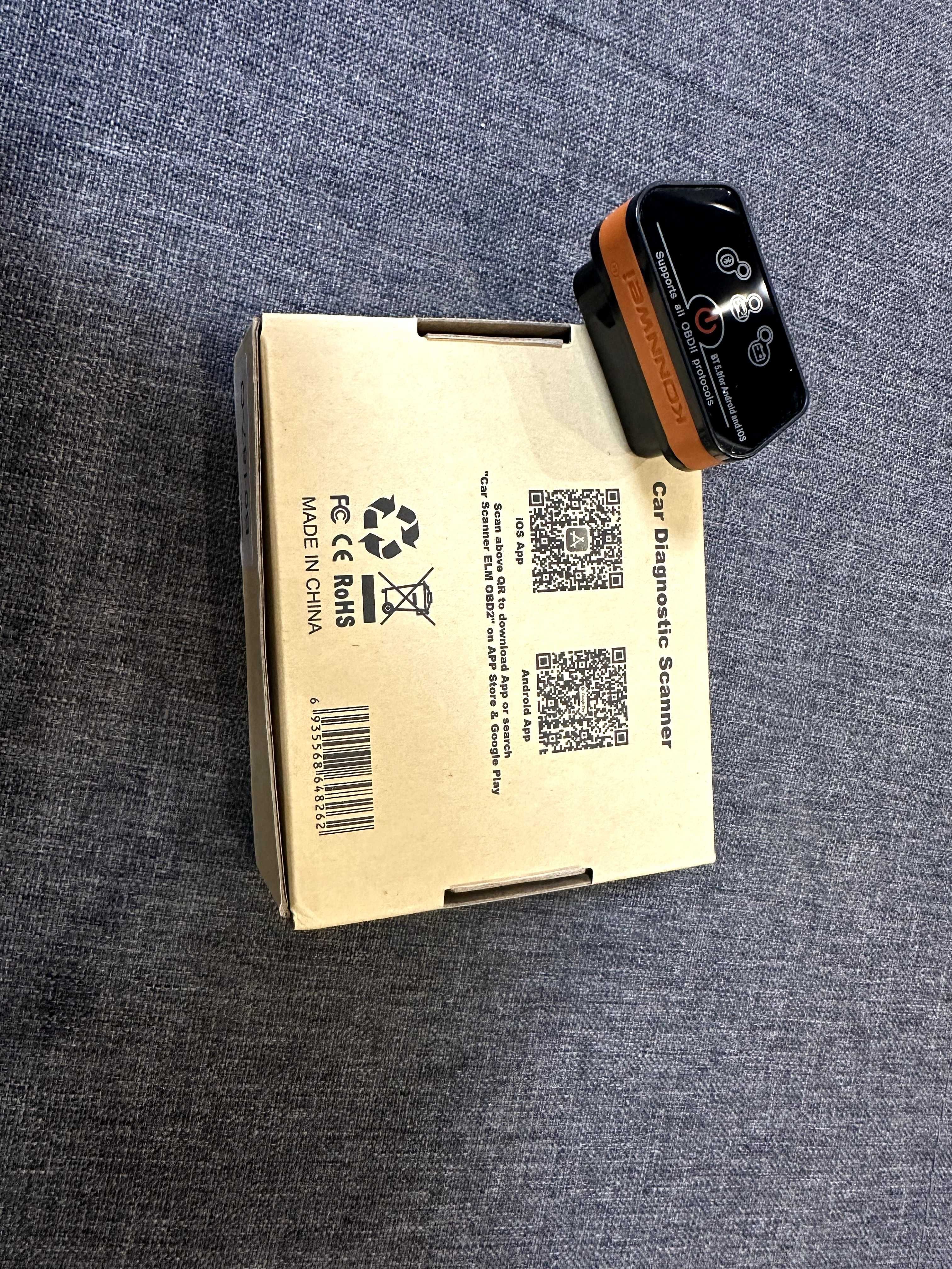 Блютуз адаптер сканер для авто elm 27 второй версии