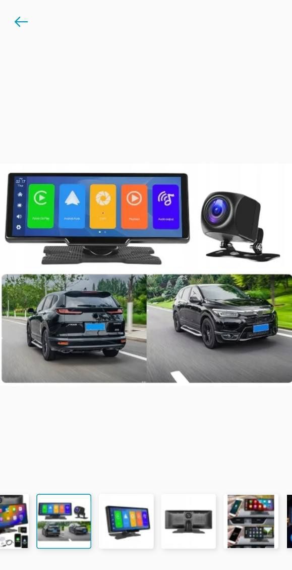 Radio stacja multimedialna odtwarzacz wideorejestrator monitor android
