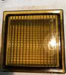 Luksfery pustaki szklane 20x20 PRL