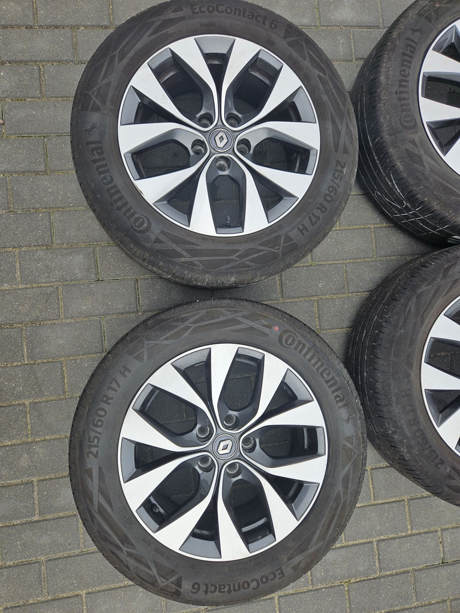 Alufelgi 17 Koła Renault Captur II Arcana Koleos 5x114.3 lato