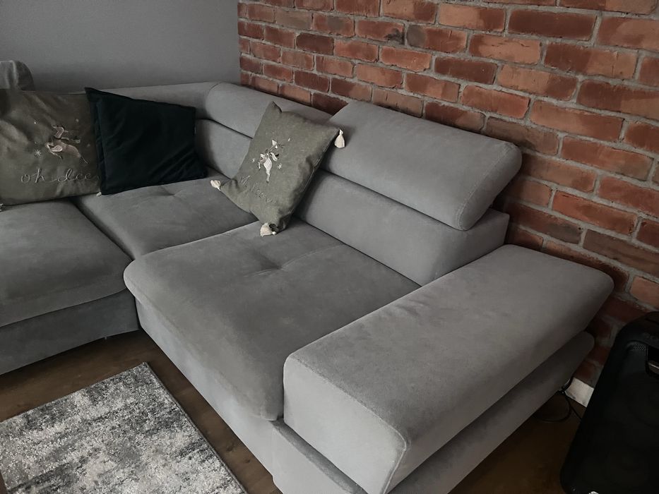 Sprzedam narożnik piekny szary kolor, Lorens meble