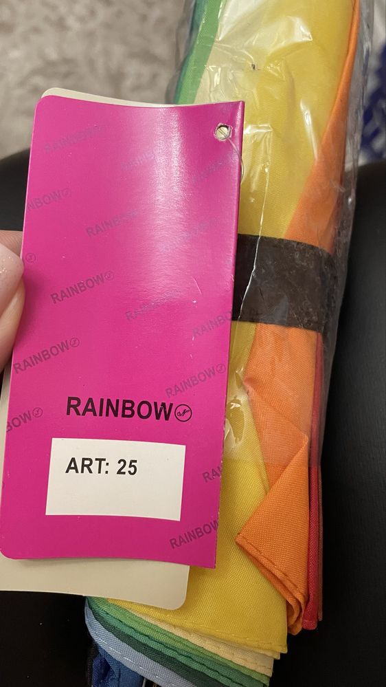 Парасолька Rainbow на 16 спиць, полуавтомат