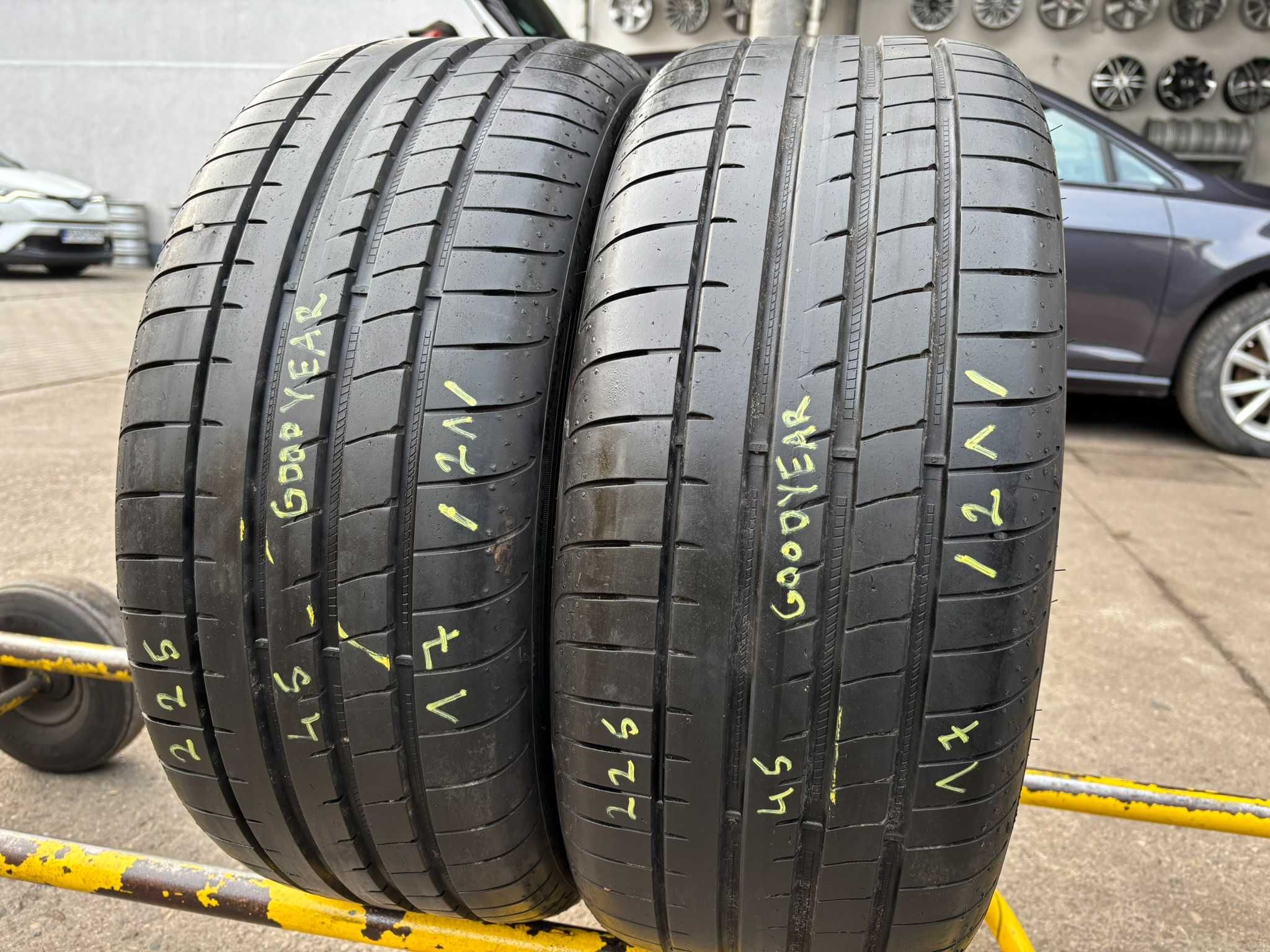 2X OPONY LETNIE 225/45R17 94Y Goodyear Eagle F1 Asymmetric 3 7MM 2021R