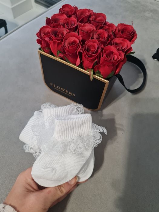 Skarpetki Niemowlęce 0-3 miesiące 3 pak Nowe