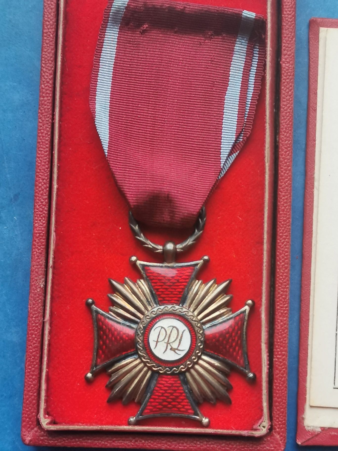 Srebrny krzyż zasługi PRL z nadaniem 1978r.