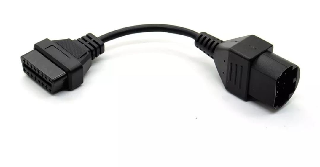 Cabo Adapatador OBD OBD2 Mazda e Toyota 17Pin Para 16Pin NOVO