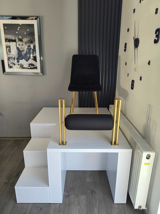 Podest do pedicure z fotelem i podnóżkiem Nowy Promocja Wysyłka 48 h