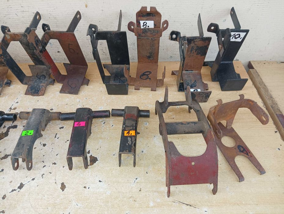 SHL - WFM - WSK - półki pod akumulator + mocowania silnika - (12.11)