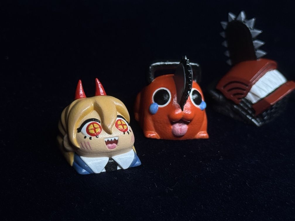 Anime keycap / nakładki na klawisze chainsaw man