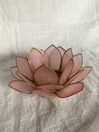 Stary dunski sowecznik kwiat z masy perlowej lotos masa pelrowa witraz