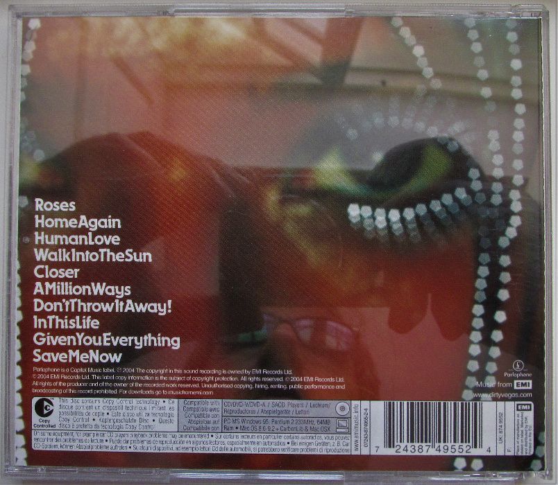 CD- Dirty Vegas, One, como novo, raro