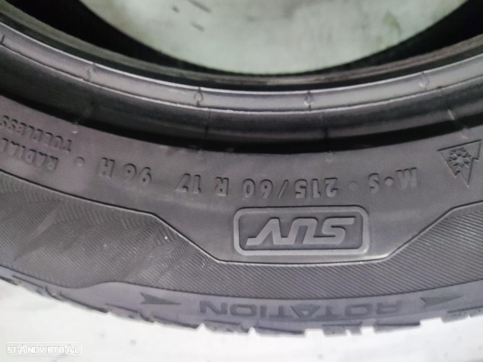 2 pneus semi novos 215-60r17  uniroyal - oferta dos portes 110 euros
