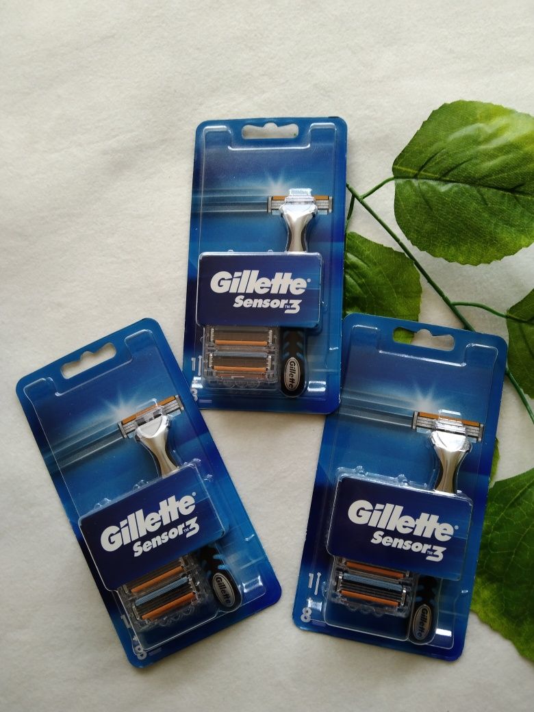 Gillette sensor 3 maszynka do golenia ostrza wkłady wymienne nożyki