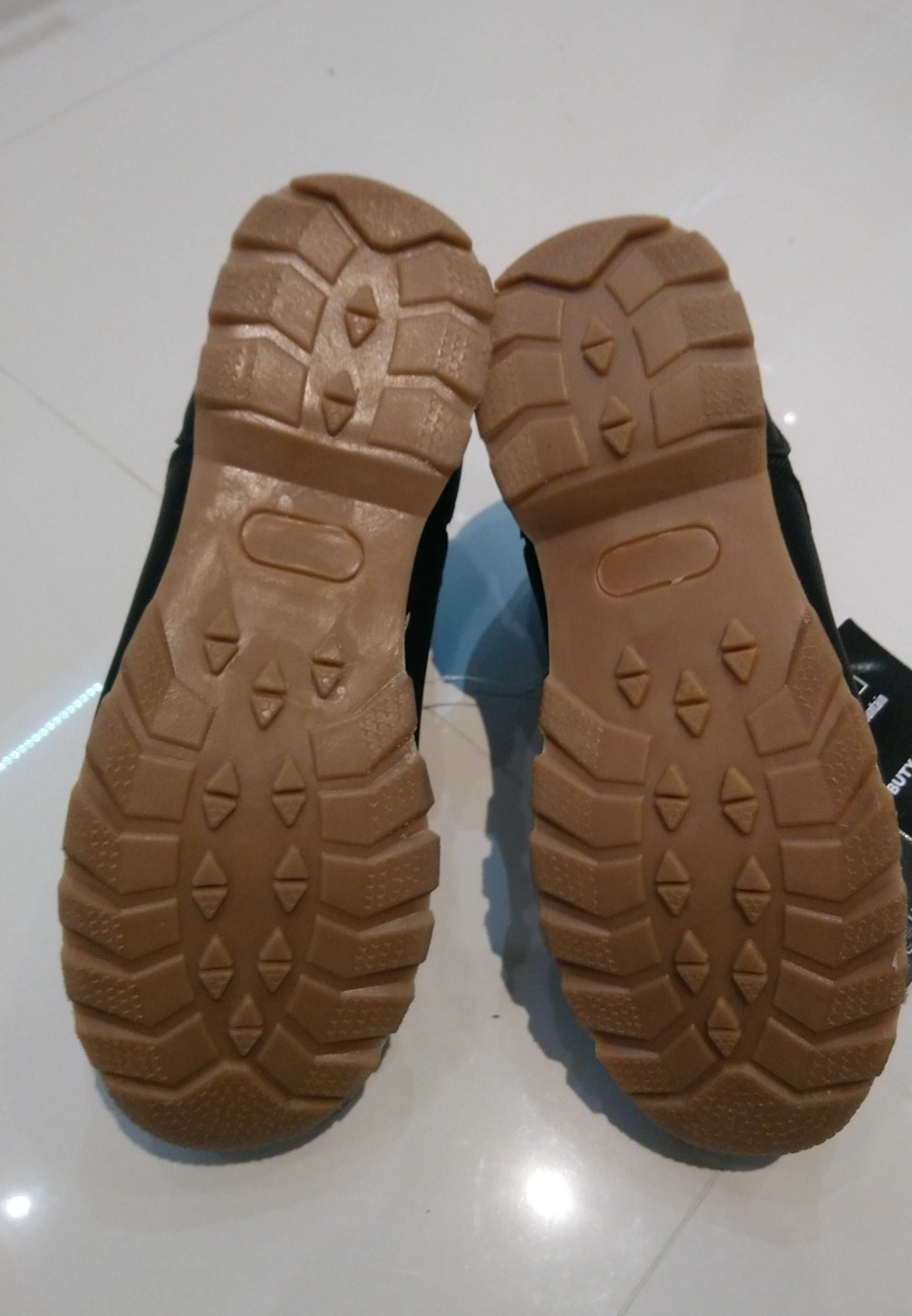 Męskie skórzane buty zimowe śniegowce trekkingowe HiMouintain r.43
