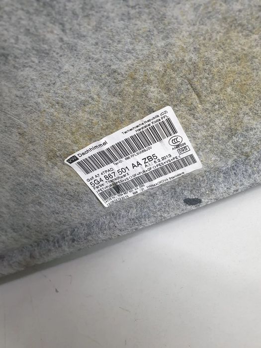 Forra de tejadilho VOLKSWAGEN Golf VII (5G1, BQ1, BE1, BE2)