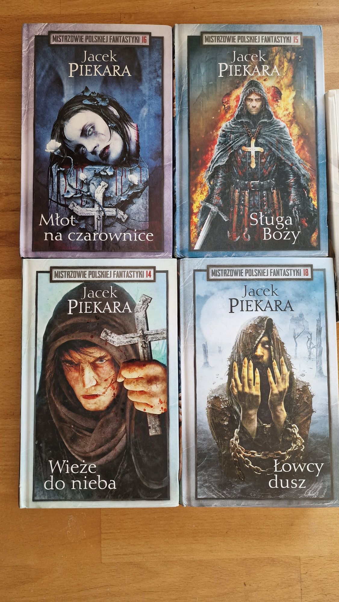 Jacek Piekara 4 książki Cykl Inkwizytorski, twarda oprawa + gratis