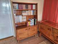 Biblioteczka wysoki połysk, stan bardzo dobry, retro, vintage, PRL