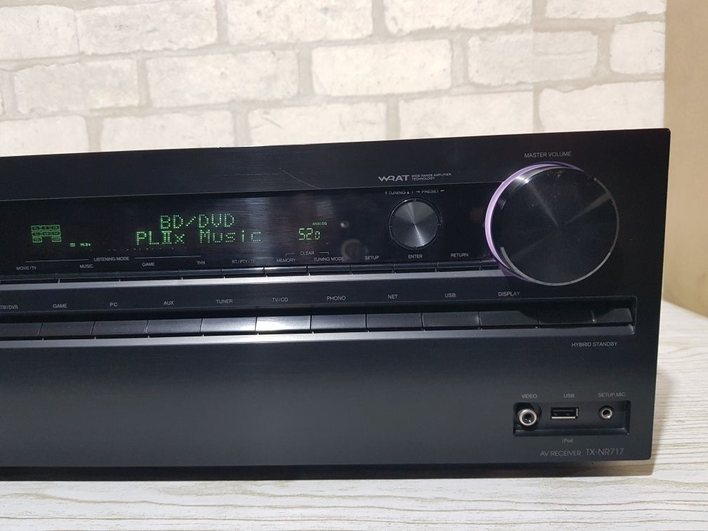 Пульт!7.2 AV-Ресивер Onkyo TX-NR717 7х170Вт HDMI USB 4K