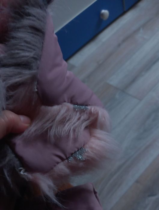 Пуховик пальто куртка зимова довгадля дівчинки