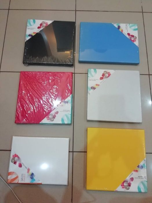 6 quadros NOVOS para pintar