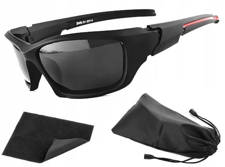 Okulary Męskie Polaryzacyjne Sportowe Rower Etui