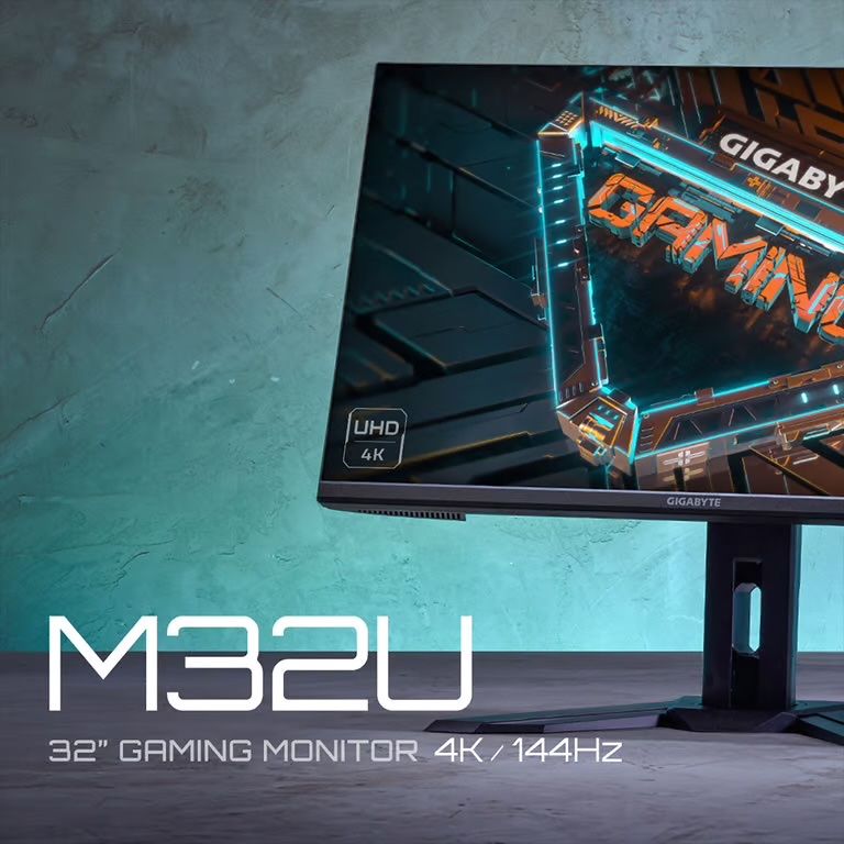 Monitor Gigabyte M32U 31,5” UHD 4K, IPS, 144Hz, KVM, stan BDB