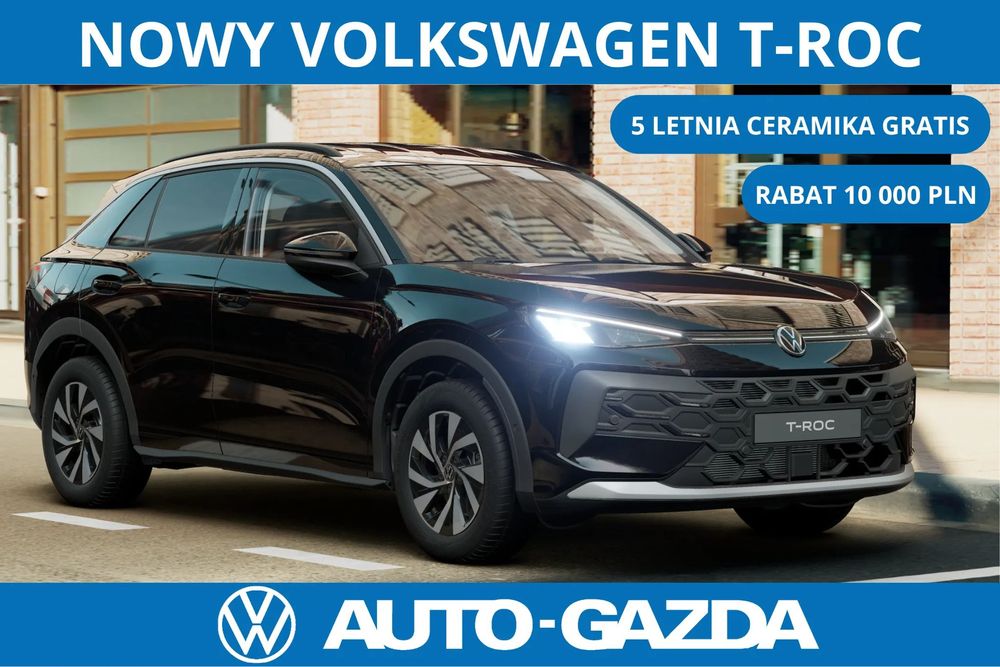 Volkswagen T-Roc Nowy Volkswagen T-Roc Life, Rabat 10 000zł, Promocyjny leasing/kredyt