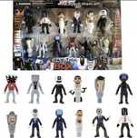 Zestaw Figurki AVENGERS 24 szt +akcesoria + FIGURKI SKIBIDI 12 figurek