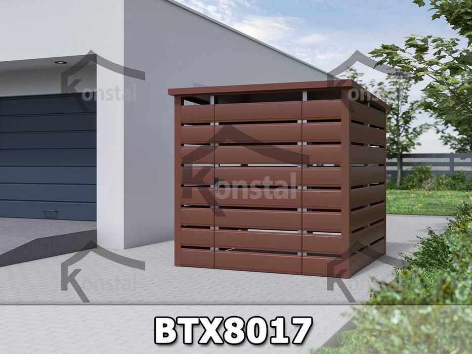 Altana śmietnikowa - Wiata śmietnikowa kosz na śmieci 2x2 m PRODUCENT