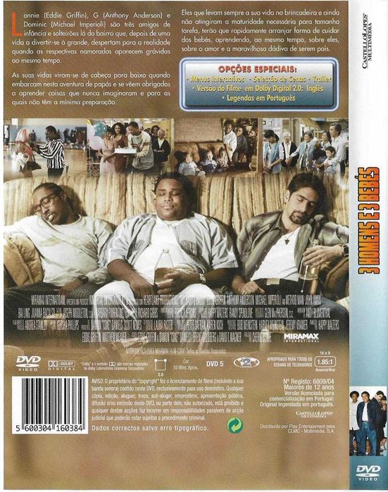 3 Homens e 3 Bebés - - - Filme - - - - - DVD