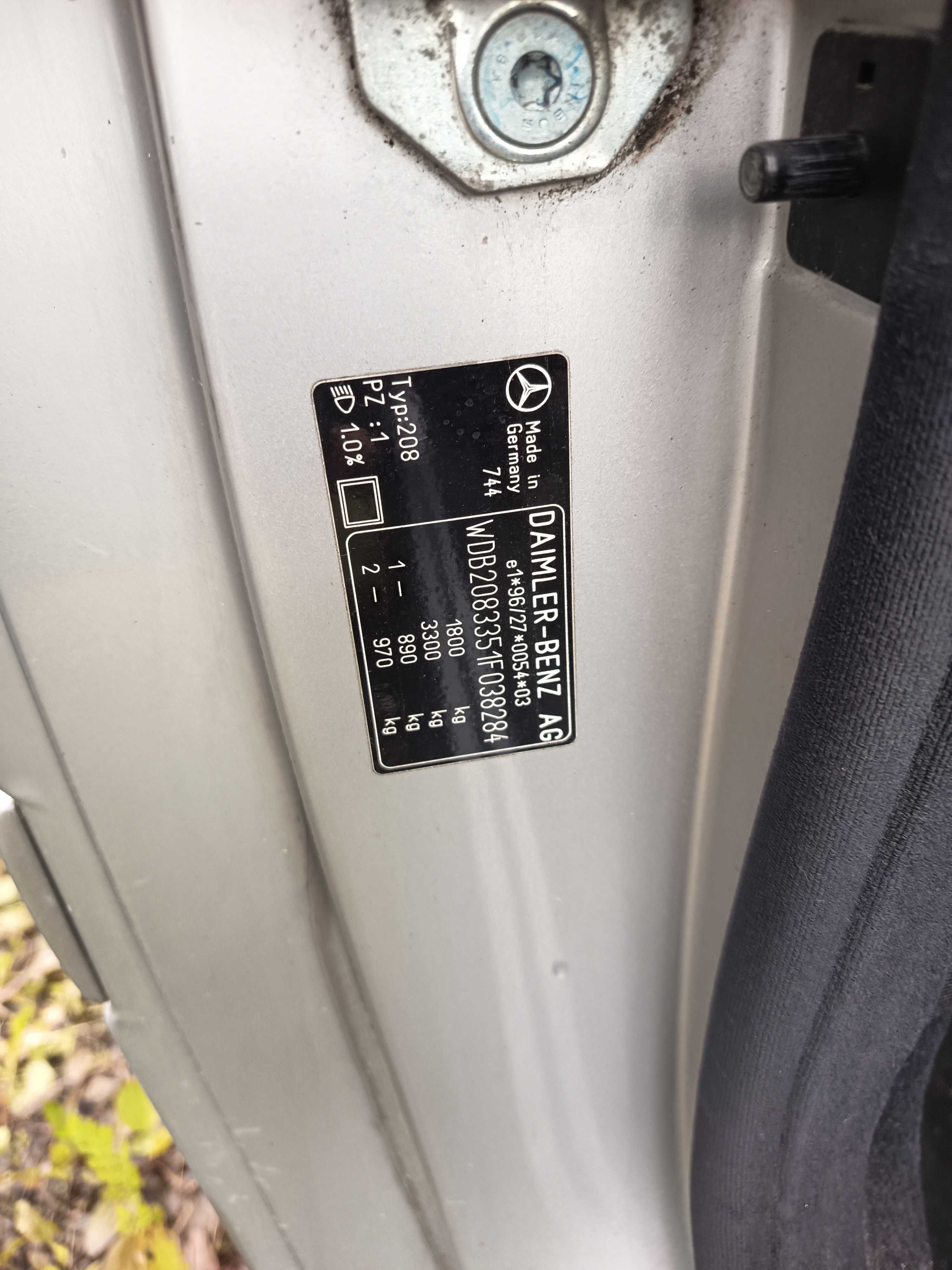 Mercedes CLK 200 W208 kolor 744 zderzak tylny FV dostawa