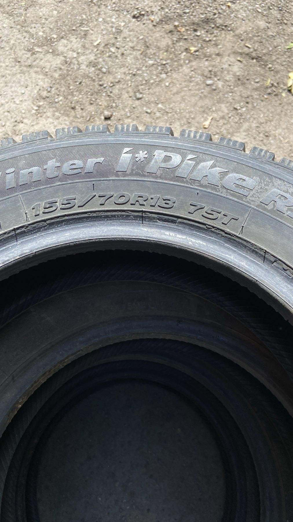 Зимние шины Hankook Winter i* Pike RS 155/70 R13 б/у комплект 4шт.
