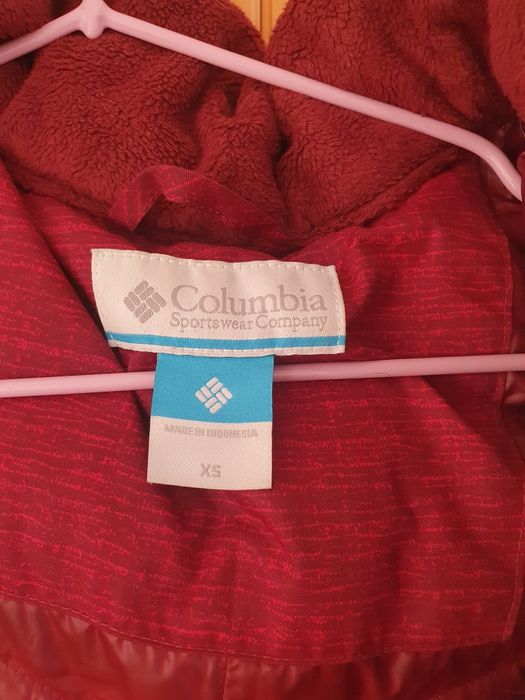Оригинальный пуховик Columbia, зимняя куртка Columbia