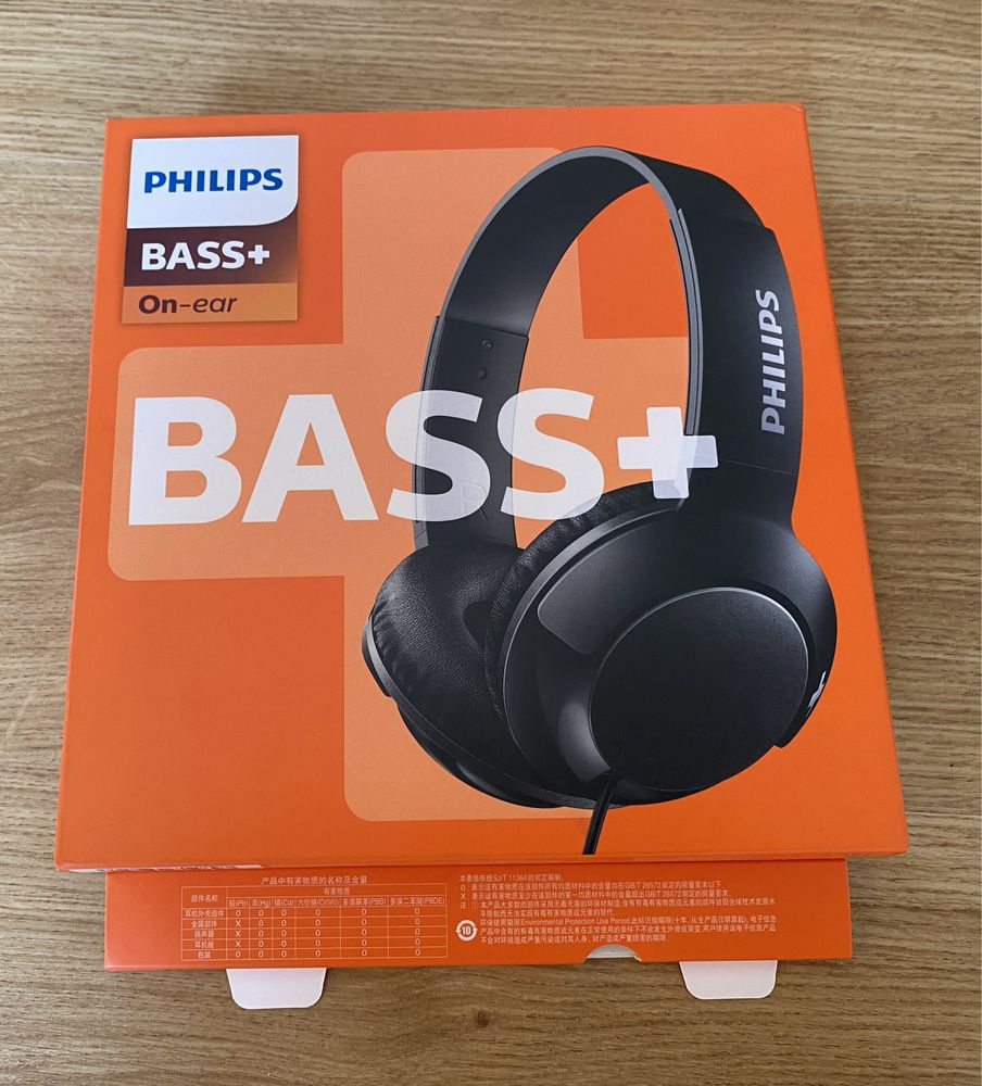 Słuchawki Philips SHL3070 Bass+ czarne