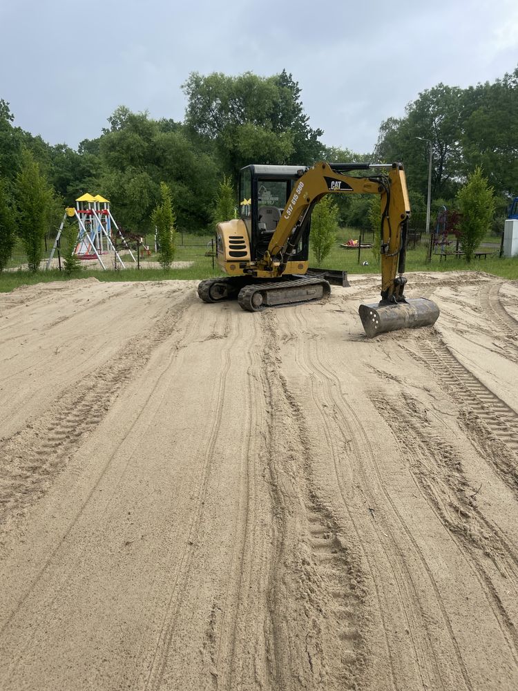 Transport sprzedaż materiałów sypkich – piasek, żwir, ziemia, tłuczeń