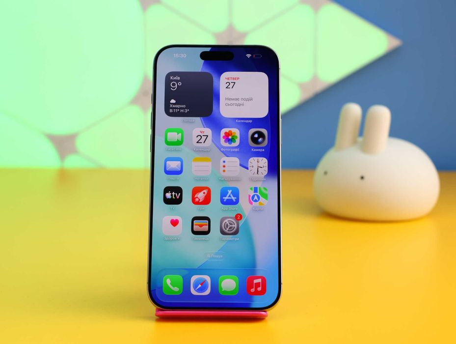 Смартфон iPhone 16 Pro Max 256GB Natural eSim (148136) Б/У З ГАРАНТІЄЮ
