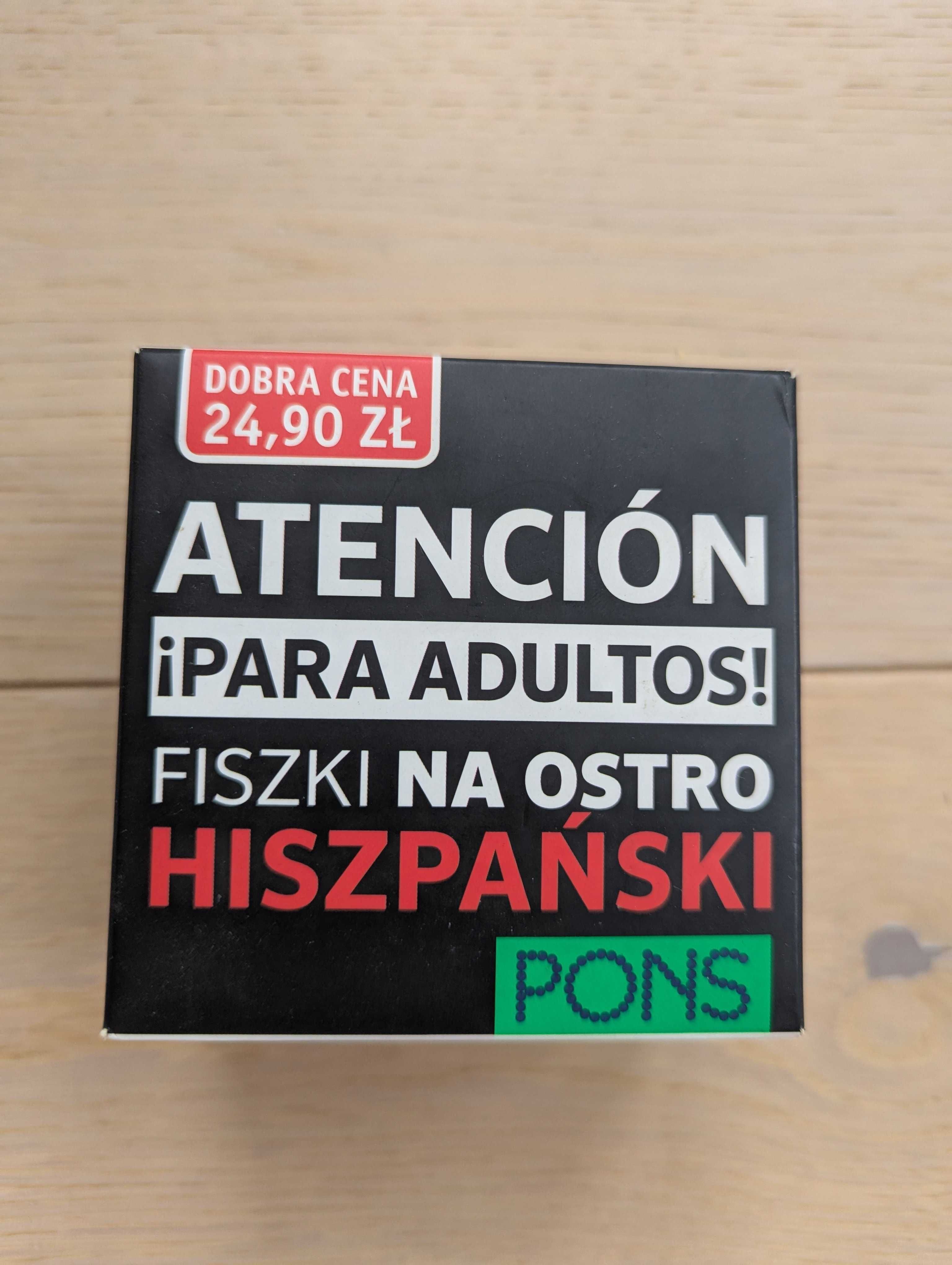ATENCIÓN fiszki na ostro HISZPAŃSKI słówka PONS