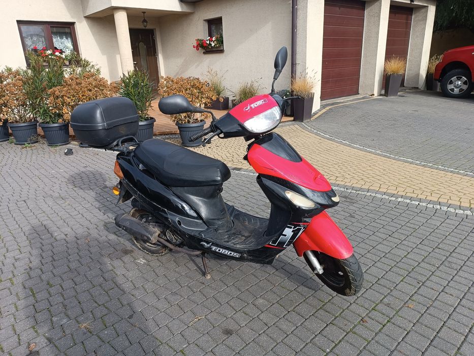Skuter 50 toros zamiana zamienię motocykl quad cross prl auto bus itd