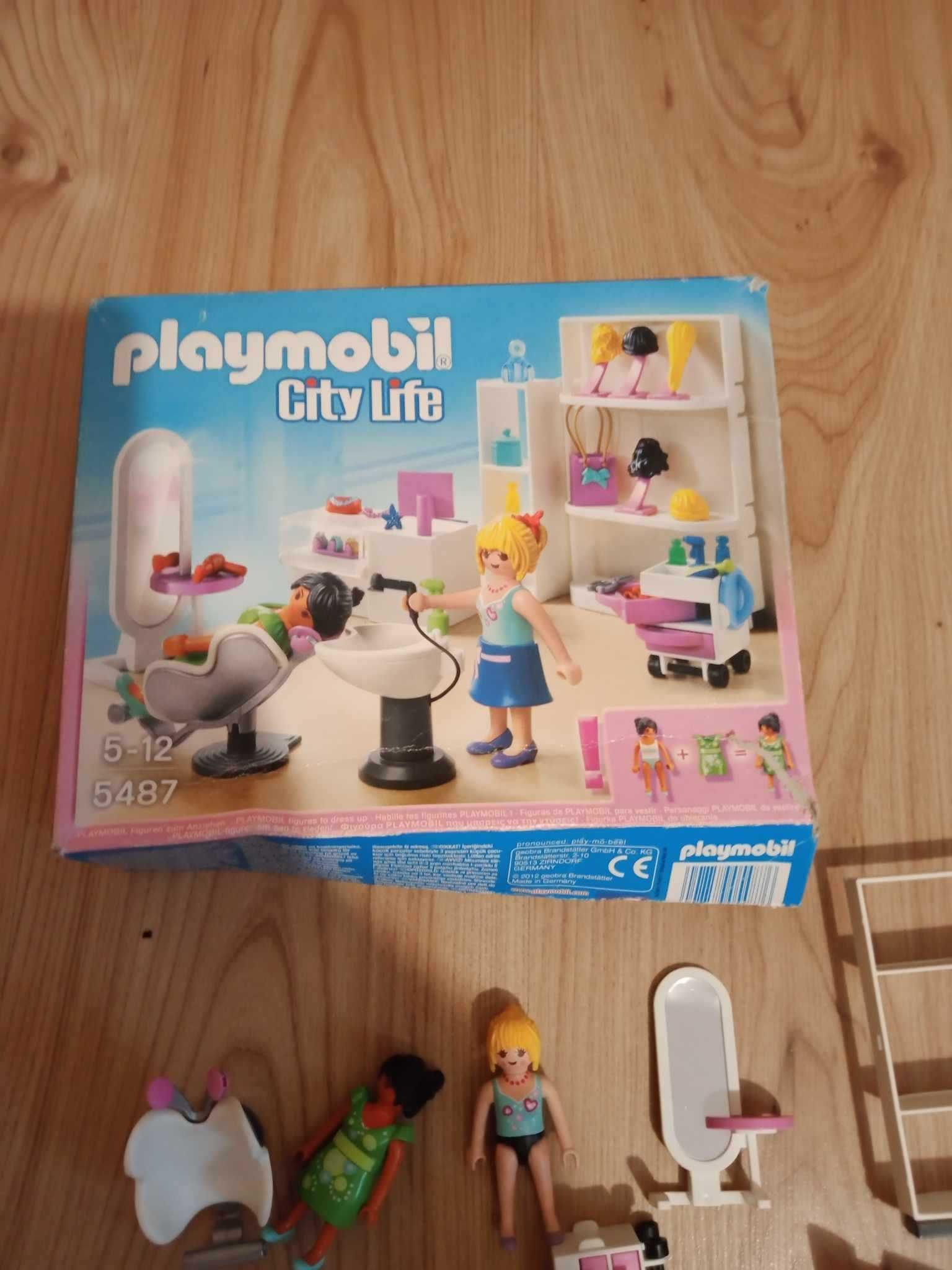 Playmobil salon fryzjerski + dodatkowe lalki