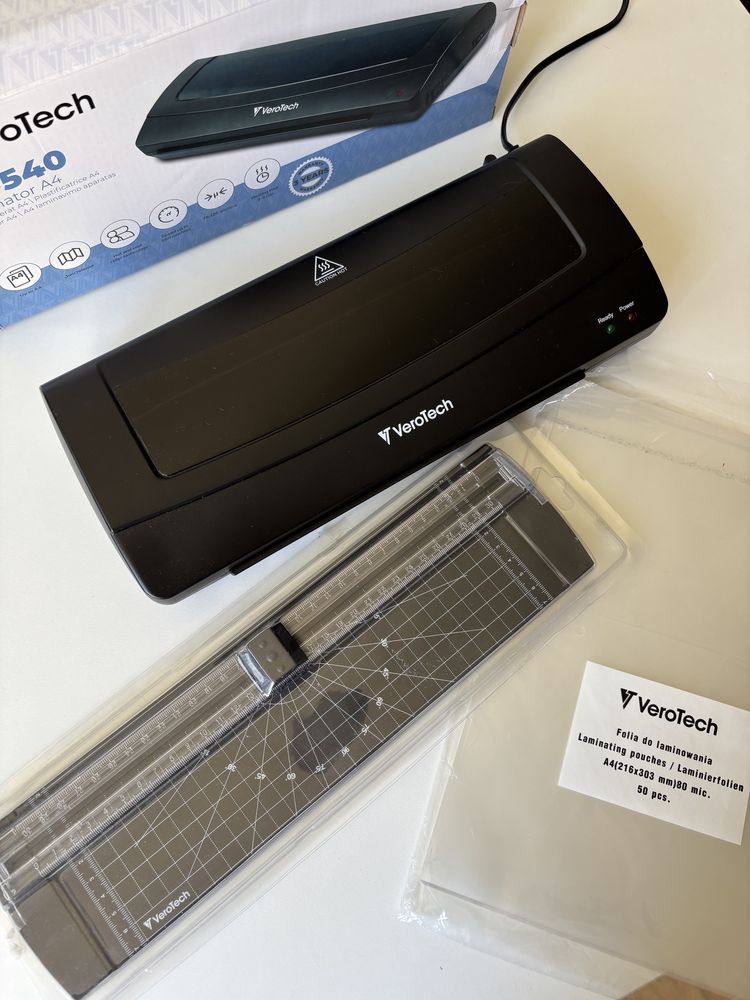 Laminator VeroTech plus trymer plus folie do lampwanoa GRATIS