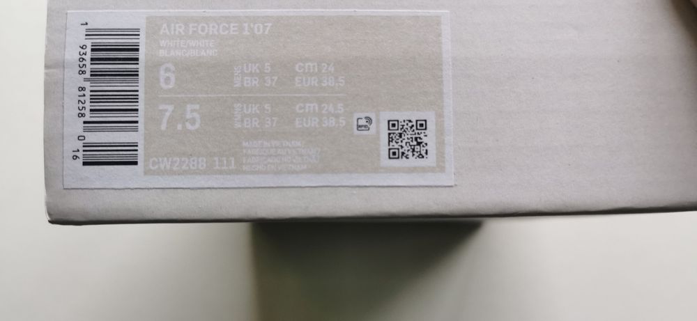 Sapatilhas Nike Air Force Novas 41