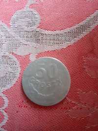 Moneta 50 gr 1949 beż znaku stan (1)