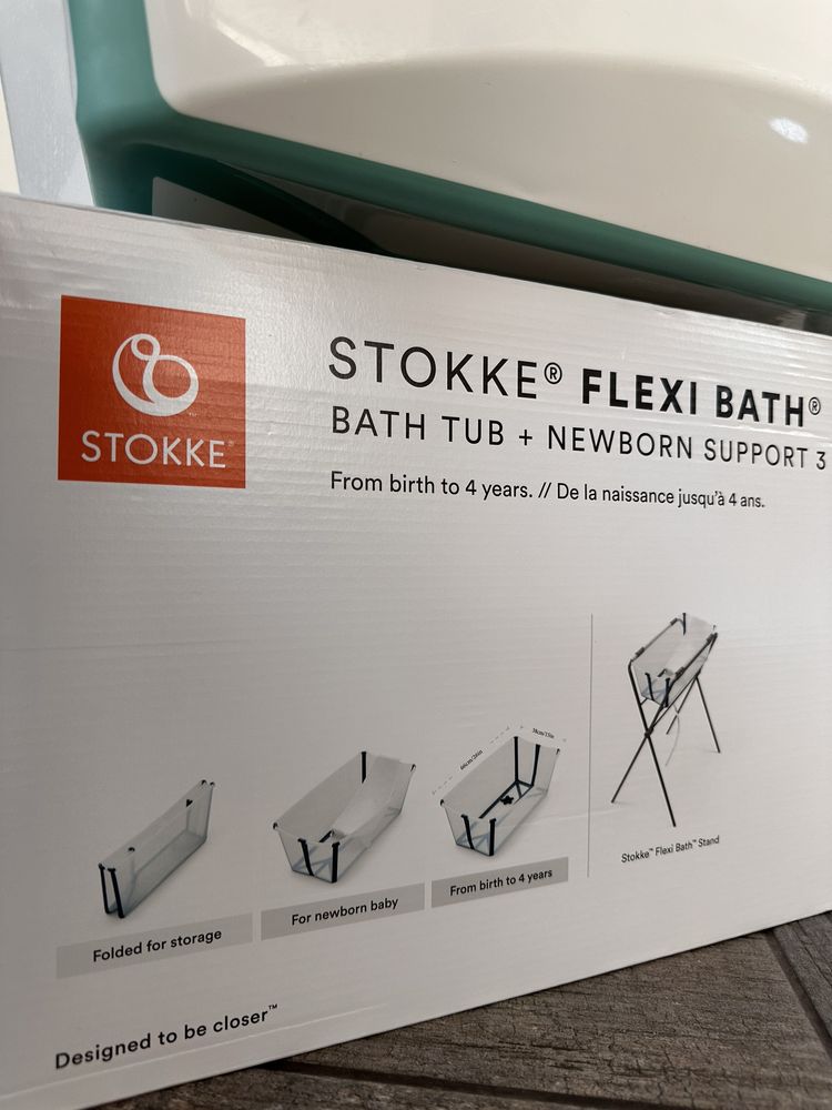 Ванночка з гіркою Stokke Flexi bath в оригінальній упаковці