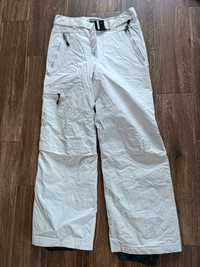 Tenson spodnie narciarskie damskie 38 białe szare