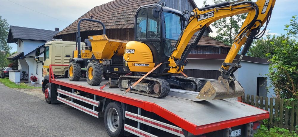 Usługi/Wynajem koparek/Wozideł/Ładowarka telekopowa/zagęszczarki