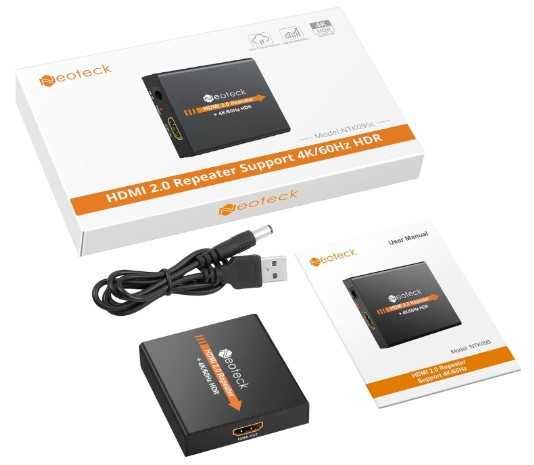 Розширювач сигналу HDMI Neoteck HDMI 2.0 Повторювач 4K до 60м