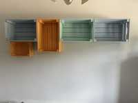 Półki szafki skrzynki na ścianę