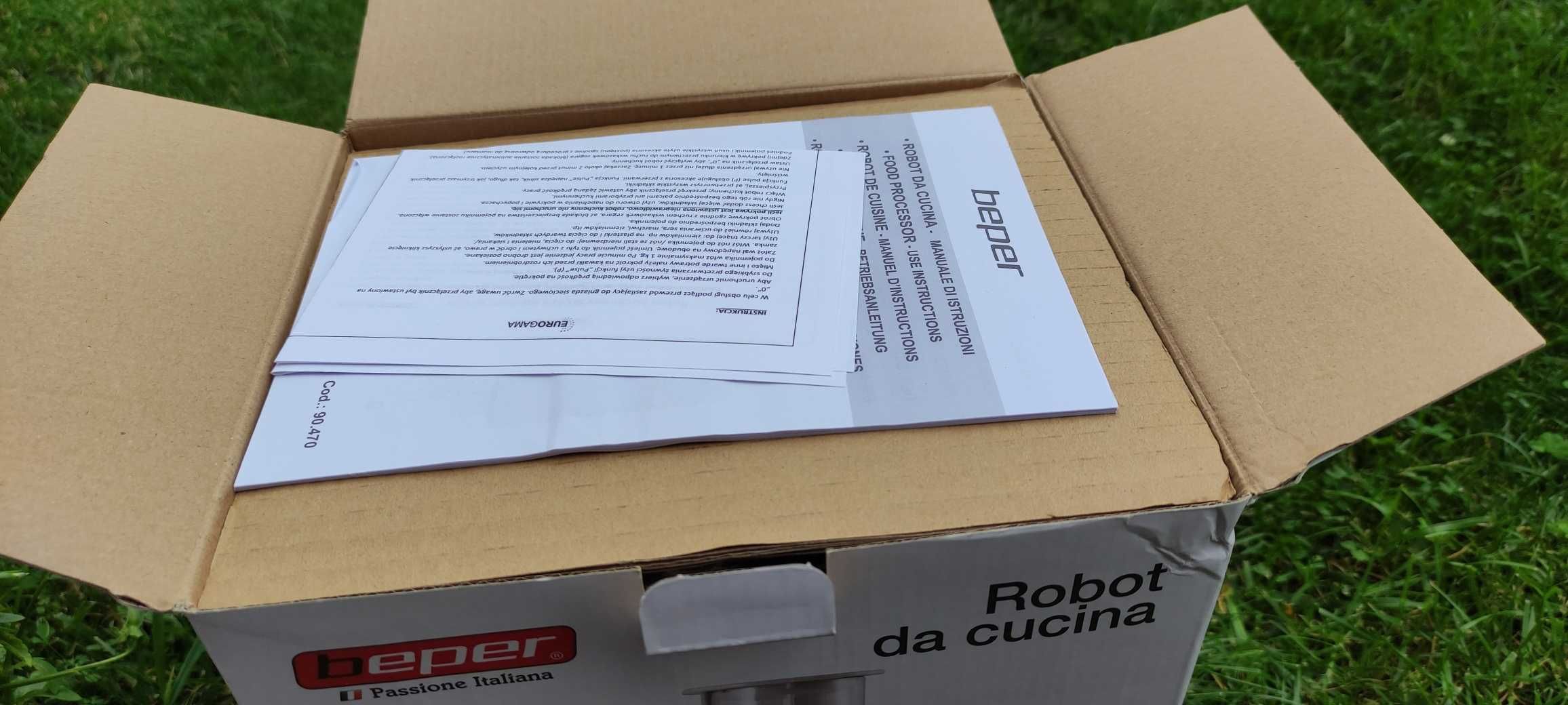Robot Kuchenny 500W - Retro Design Miętowy [NOWY]
