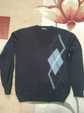 Тонкий шерстяной свитер Herdal на рост 158-164 см