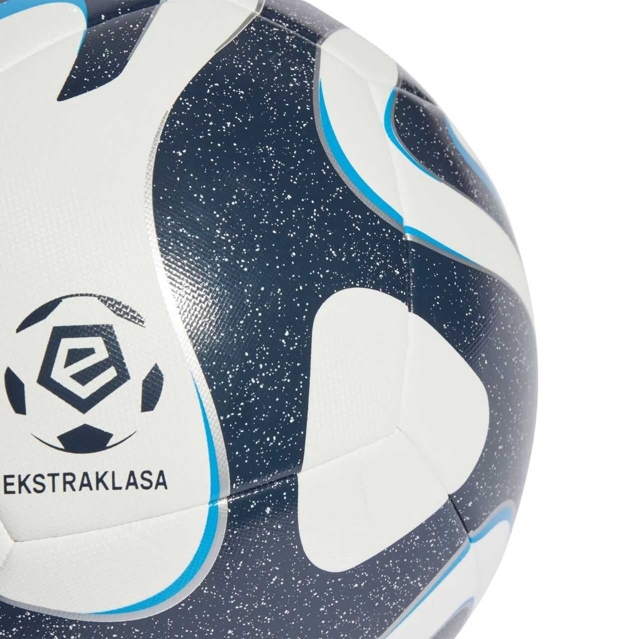 Piłka nożna adidas Ekstraklasa Training biało-granatowa IQ4932 roz.4